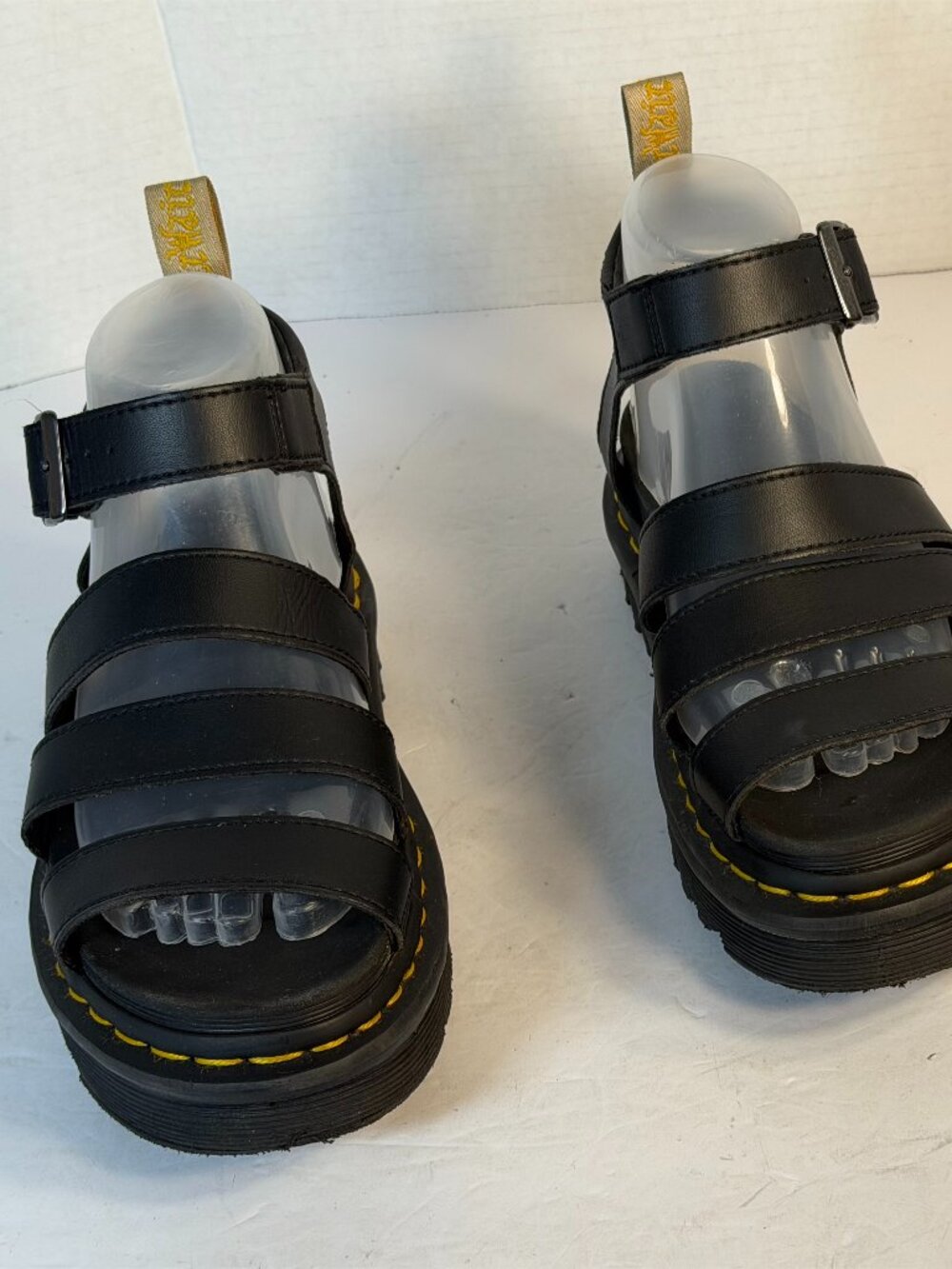 Dr. Martens L-7 Black leather sandals